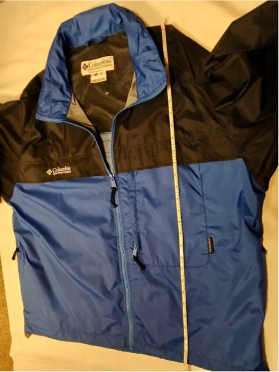 Men's Columbia Packable Windbreaker Jacket Size L (JC105) - Picture 6 of 9